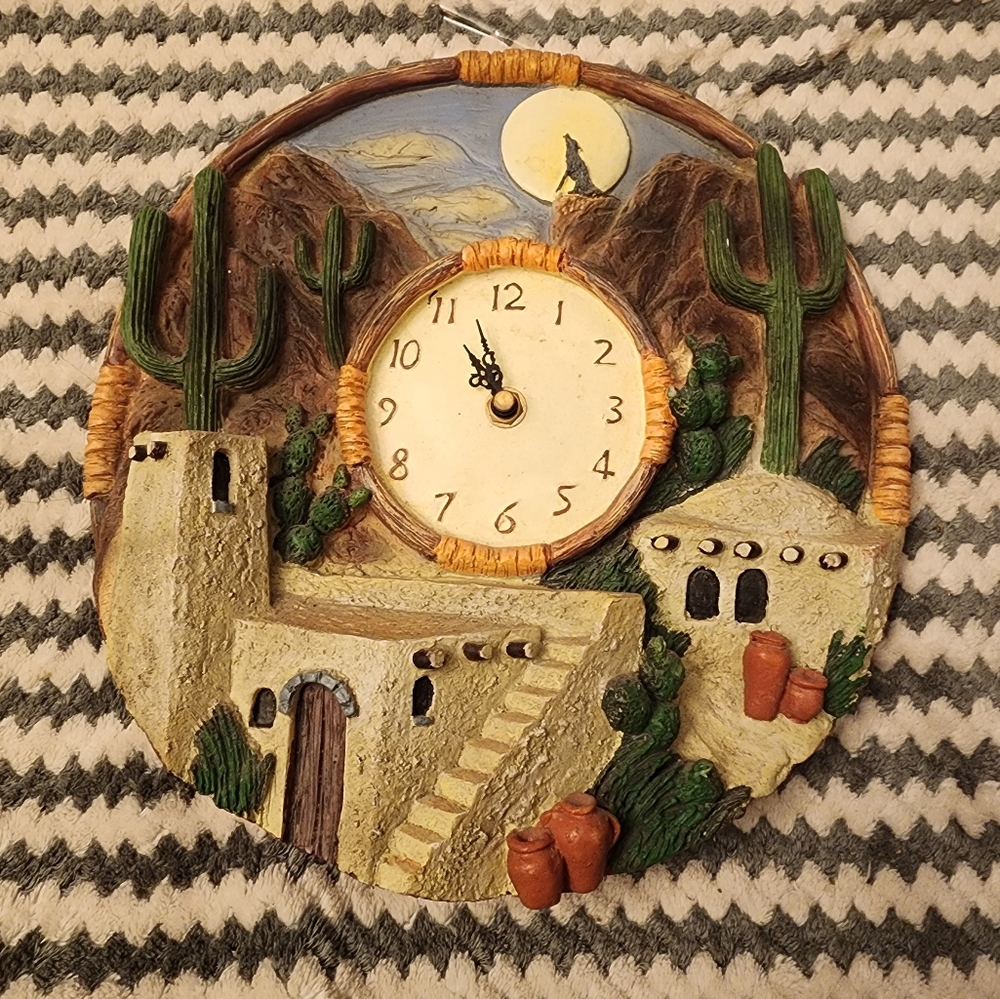 Southern desert wall clock